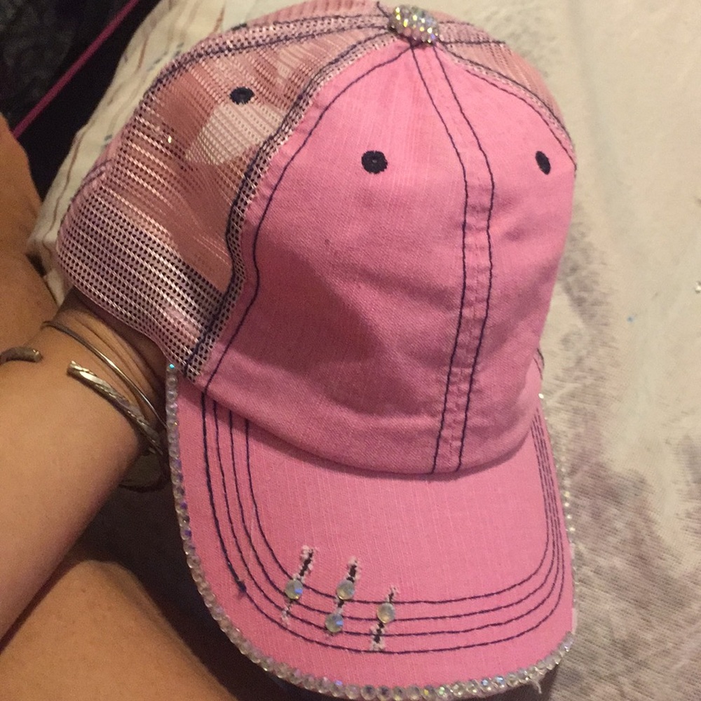 Custom Made Bejeweled Hat